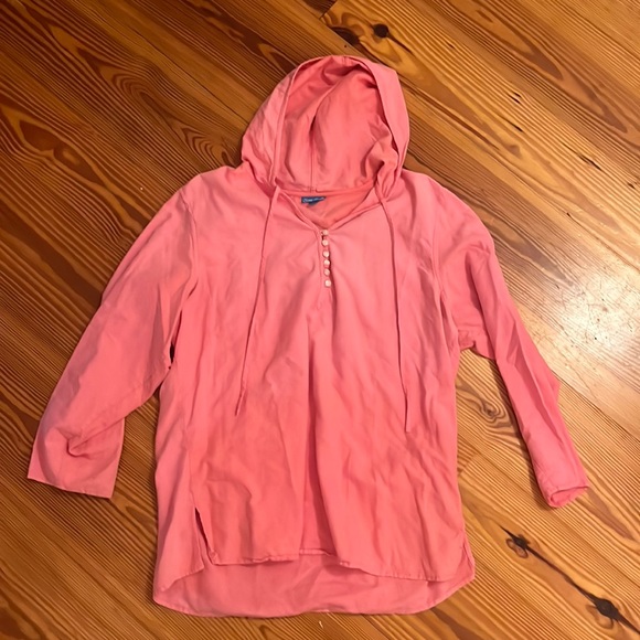 Sea Salt Oversized Hooded Beach Coverup - Picture 1 of 3